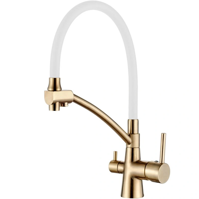 Смеситель для кухни с гибким изливом Ledeme L4855Y-3