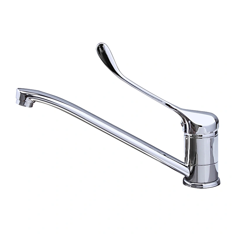 Локтевой смеситель для кухни Frap F4254