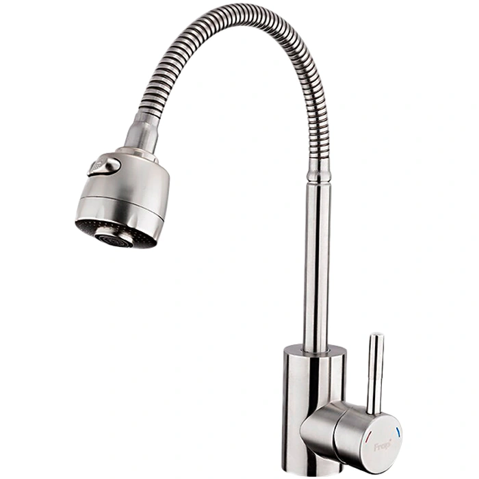 Смеситель с гибким изливом для кухни Frap F44899-1