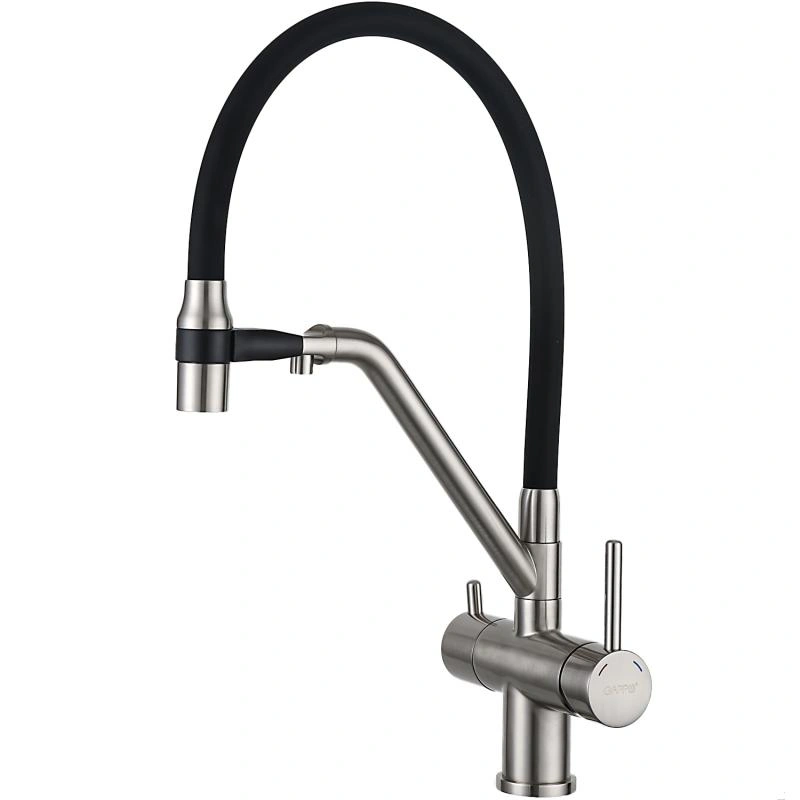Смеситель для кухни с гибким изливом Gappo G4398-85