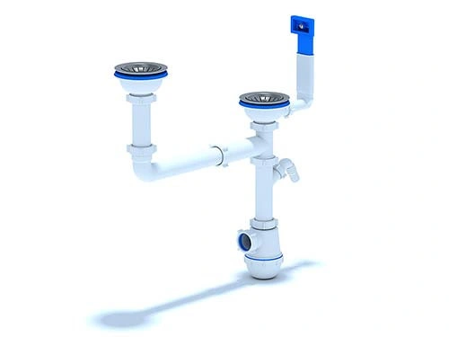 Анипласт A7700S Сифон Грот 3. 1/2*40дв. р/усмещ. с перел. и отводом 