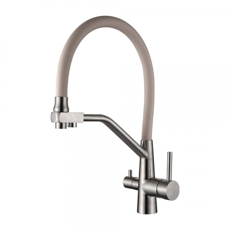 Смеситель для кухни с гибким изливом Ledeme L74855-16