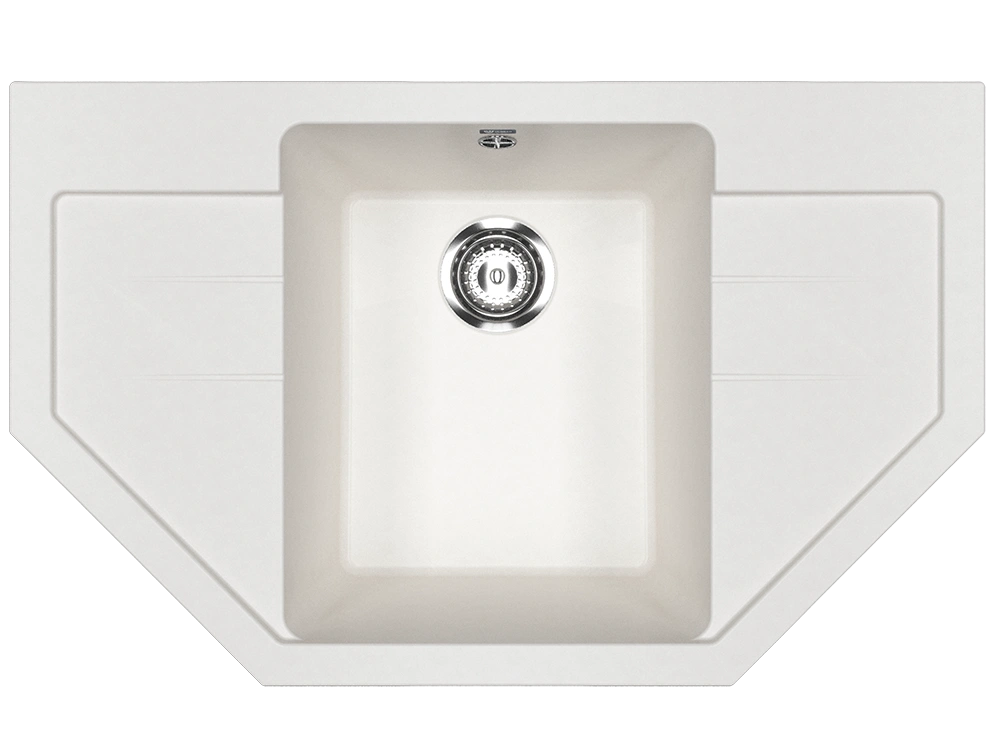 Кухонная Мойка ULGRAN U-609 (Ультра-Белый)