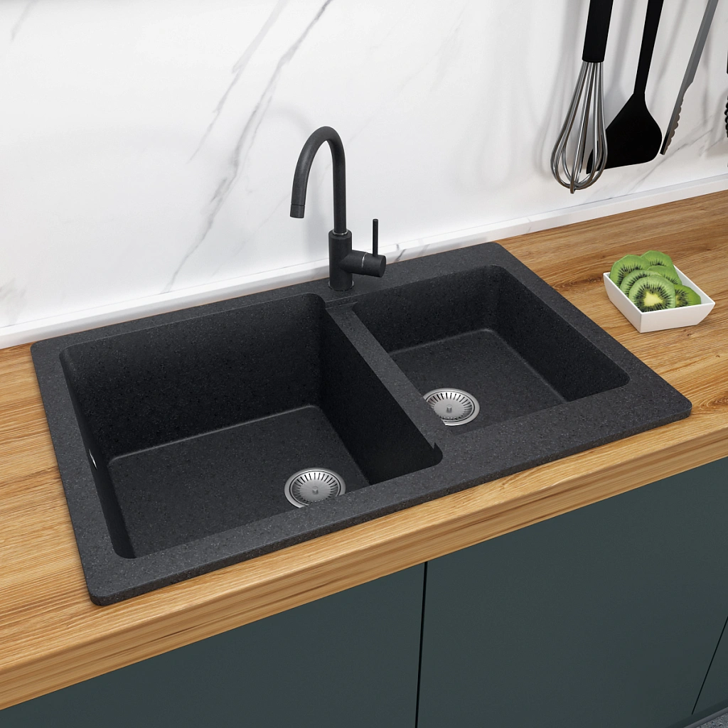 Мойка для кухни GranAlliance G-54 (Черный)