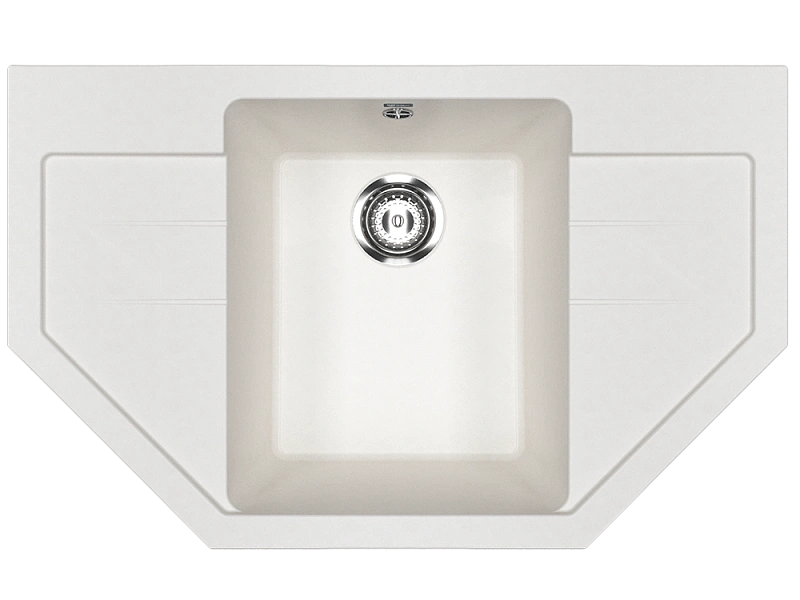 Кухонная Мойка ULGRAN U-609 (Ультра-Белый)